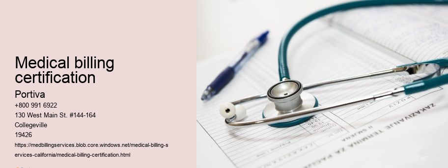 medical billing certification