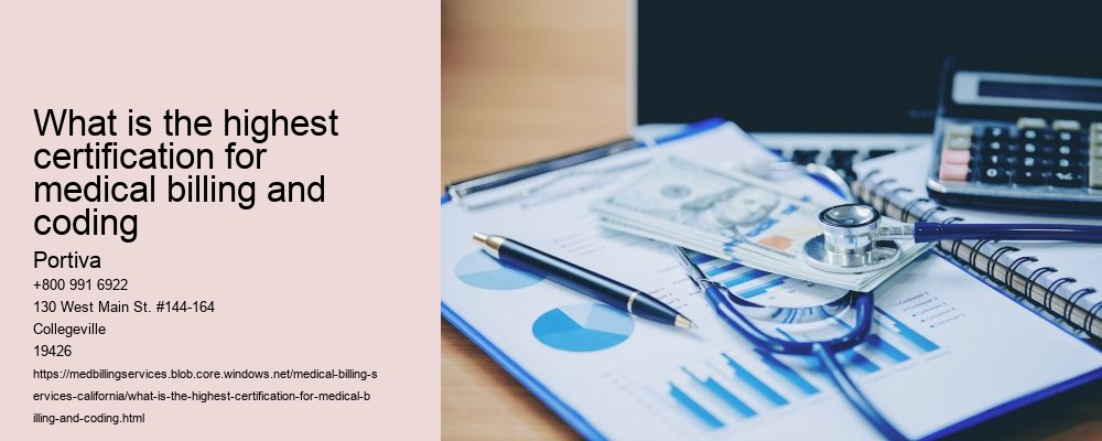 What is the highest certification for medical billing and coding